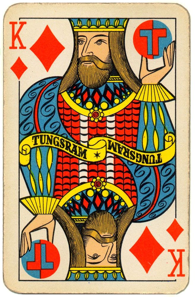 the king of hearts playing card