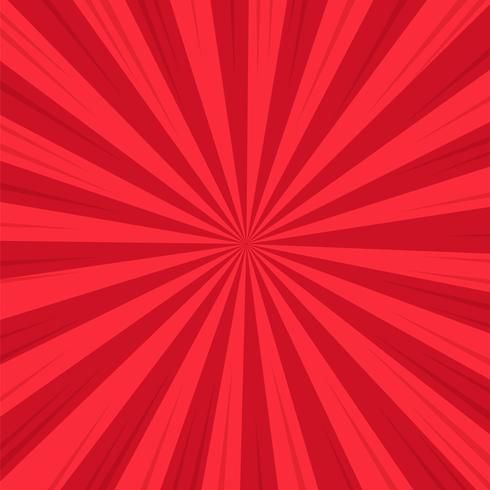 Download Red Abstract Comic Cartoon Sunlight Background. Vector ...