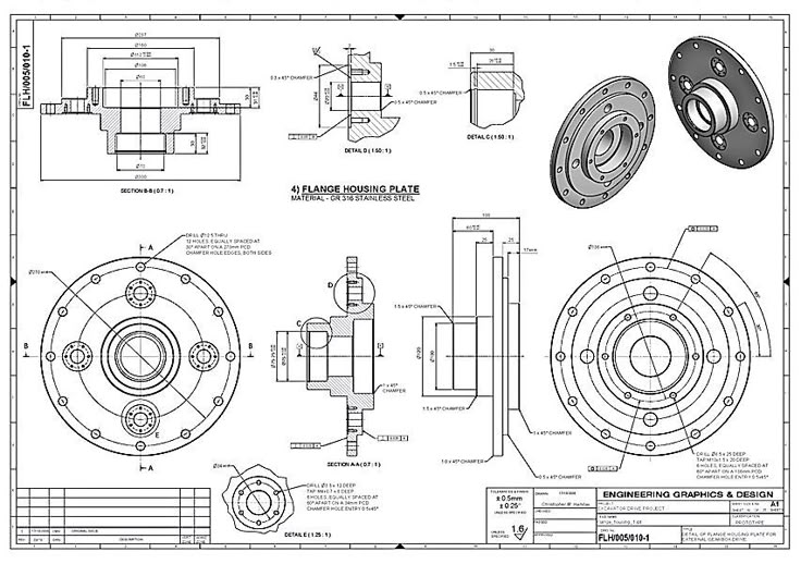 a drawing of the front and rear parts of a brake assembly machine, with instructions