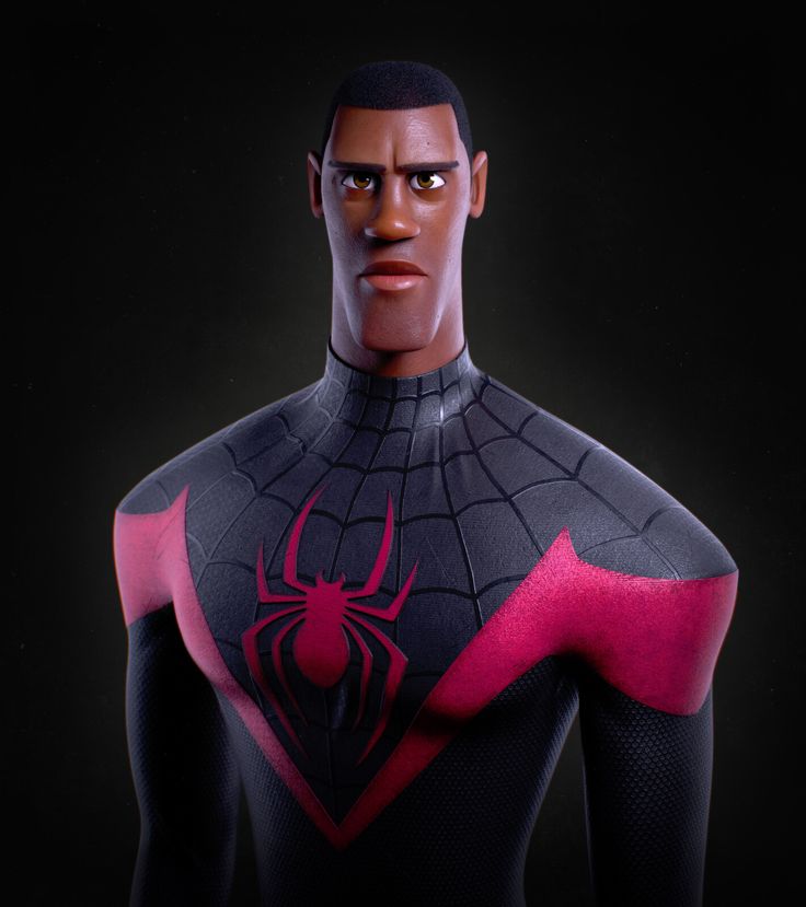 the animated character spider - man is shown in an image that appears to be looking like he