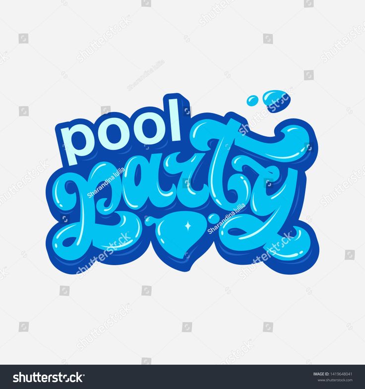 Summer Pool Party Invitation