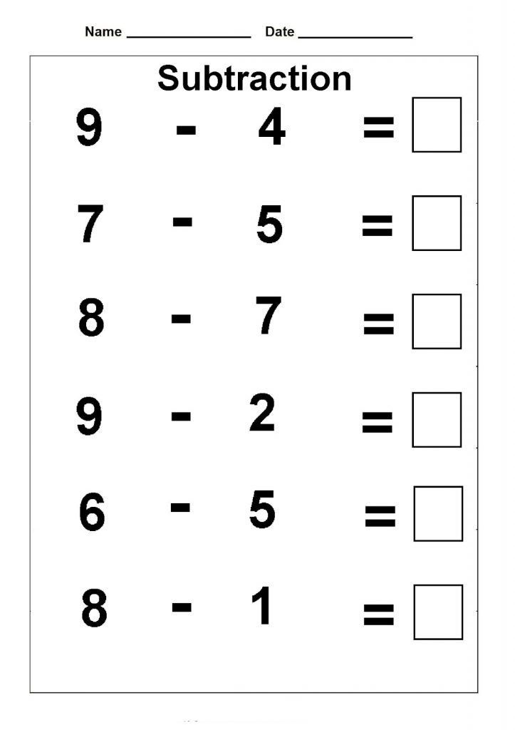 Printable First Grade Math Worksheets