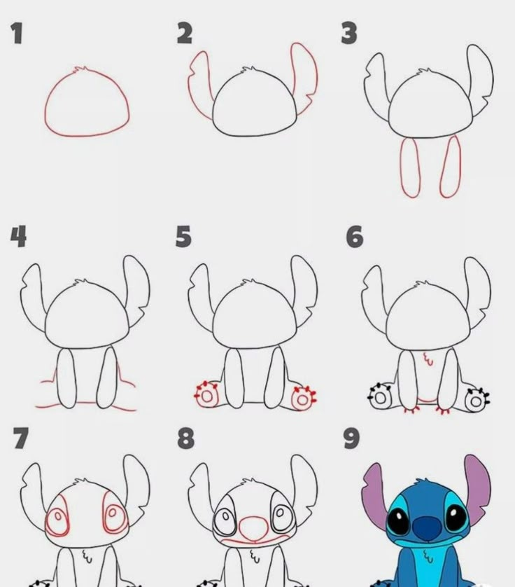 How to Draw Stitch Tutorial