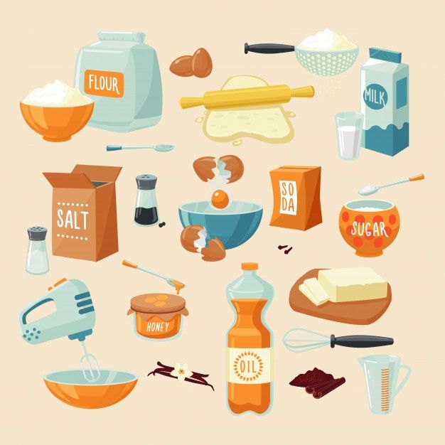 Cooking Ingredients Clipart