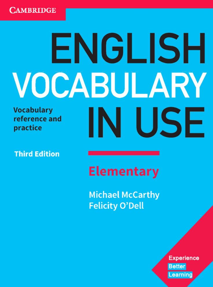 an image of the cover of english vocabulary in use elementary student's book