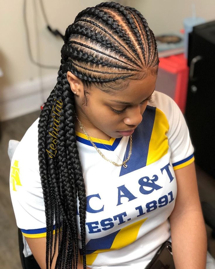 Plaits Hairstyles For Black Hair | Ebony Curly Hairstyles | Hairstyles For Medium Hair Black Plaits Hairstyles Black, Plaited Hairstyles, Feedin Braids, Cornrows Hairstyles, Feed In Braids Hairstyles, African Hair Braiding Styles, Plaits Hairstyles, Braided Cornrow Hairstyles, Feed In Braid