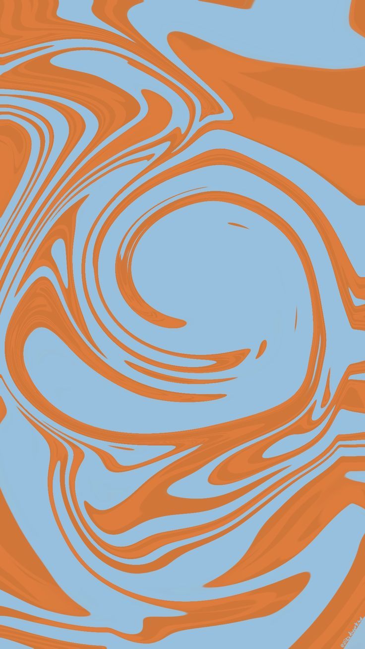 Blue Orange Trippy Swirl Abstract Art | Instagram Story Background ...