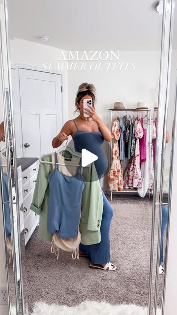 KAIT CURNOW on Instagram: "Amazon Summer Outfits 🤍🍋 all non maternity but bump friendly & tons of under $50 finds! I owned all of these pre-pregnancy and I’m so happy I can still wear them now and can wear again after! Also this is your sign that bump style & maternity outfits can be CUTE!  Comment SHOP SUMMER to get all of these sent to you directly! https://liketk.it/4H0ZZ 🫶🏼 as always, everything is also added to my LTK and my storefront!  #amazonfashion #amazonfinds #amazonoutfit #summerstyle #summeroutfits" Bump Friendly Vacation Outfits, Pregnancy Vacation Outfits, Early Maternity Outfits, 2nd Trimester Outfits, Second Trimester Outfits, Casual Summer Pregnancy Outfits, Pregnancy Outfits Summer, Maternity Outfits Summer, Babymoon Outfits