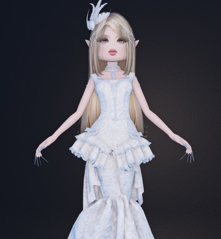 dress to impress ice queen/king outfit idea nel 2024