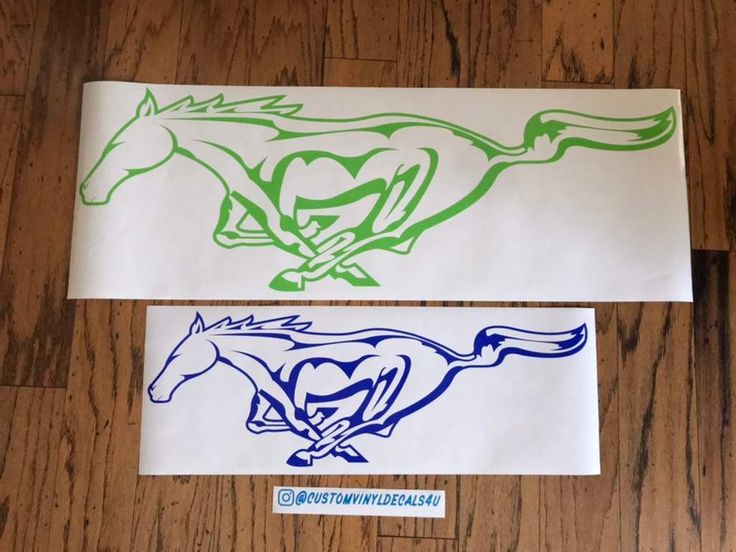 two drawings of horses on white paper with green and blue outlines in the shape of hearts