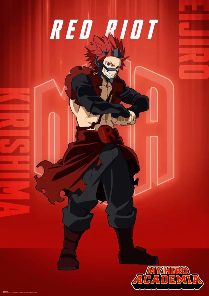 Red Riot | Eijiro Kirishima | Season 7 New Character Visual in 2024 ...