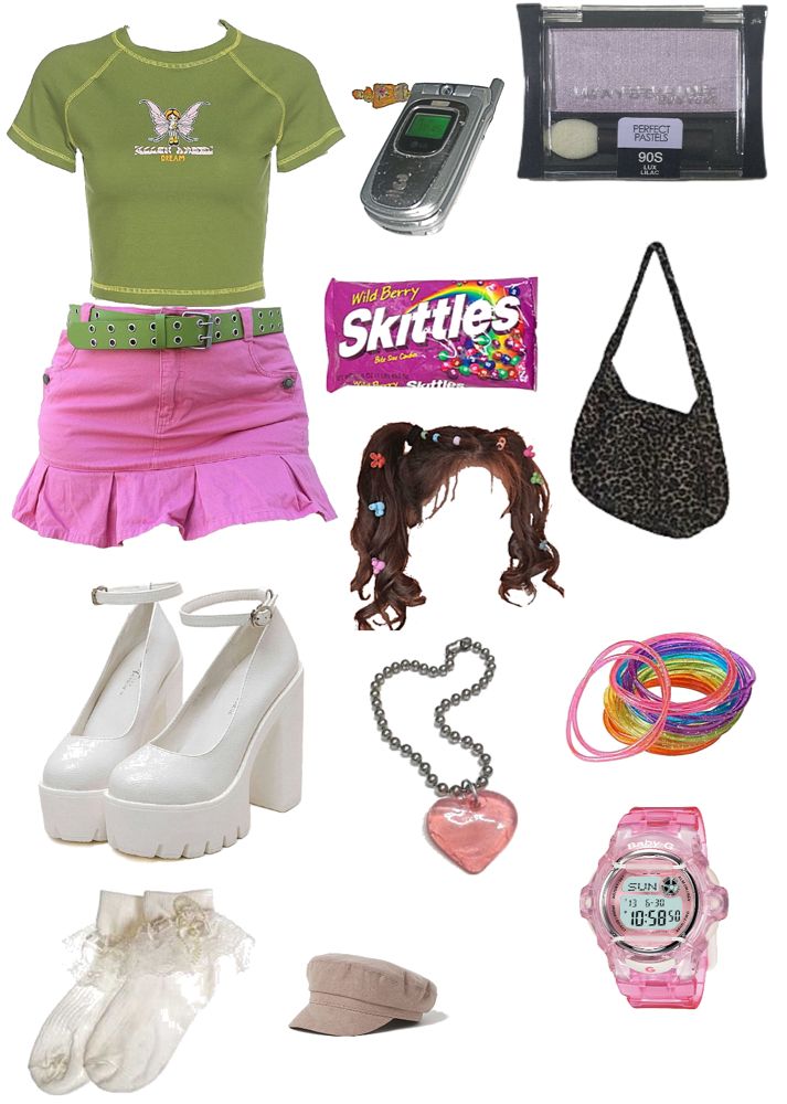 Outfit Ideas White Background, Cute Y2k Outfits, Summer Outfits Y2k, Outfits 2000s, 2000s Outfits, Y2k Outfits, 2000s Fashion Outfits, Y2k Fashion, 2000s Fashion