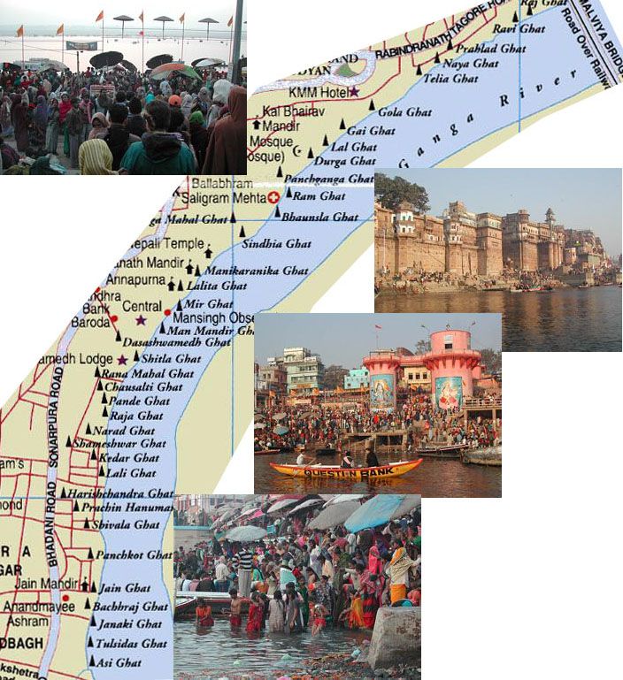 a collage of photos showing the location of various places in india and where they are located