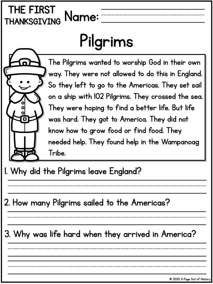 worksheet for the first grade students to learn about thanksgiving and thanksgiving pilgrims