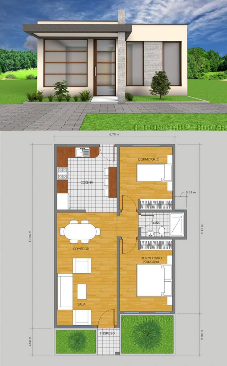 two story house plan with floor plans and measurements