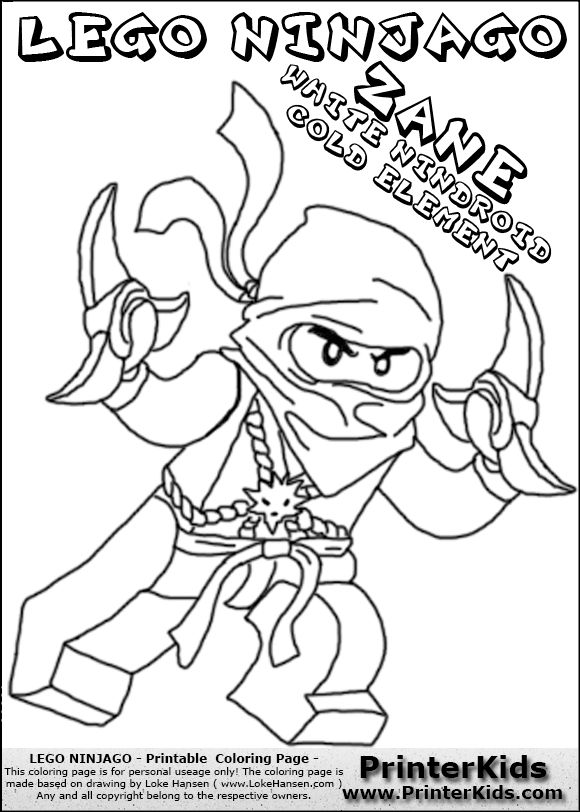 the lego ninja coloring pages for kids to color and learn with their favorite character, person