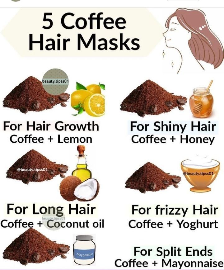 Coffee In Hair Mask, Frizzy Hair Mask Diy, How To Make Your Own Hair Mask, Home Made Hair Mask For Frizzy Hair, Hair Homemade Mask, Hair Mask Tips, Homemade Hair Mask For Shiny Hair, Hair Mask With Coffee, Natural Hair Mask For Frizzy Hair