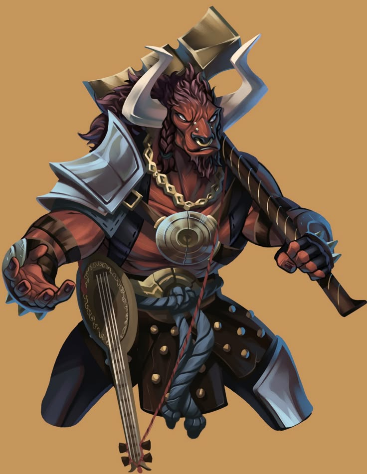 (1) Media Tweets by Justin Osterling👻 (@ohnoJustinO) / Twitter Minotaur Character Design, Dnd Theros, Minotaur Dnd, Dnd Races, Dungeons And Dragons Art, Fantasy Races, Dungeons And Dragons Characters, Dnd Art, Dungeons And Dragons Homebrew