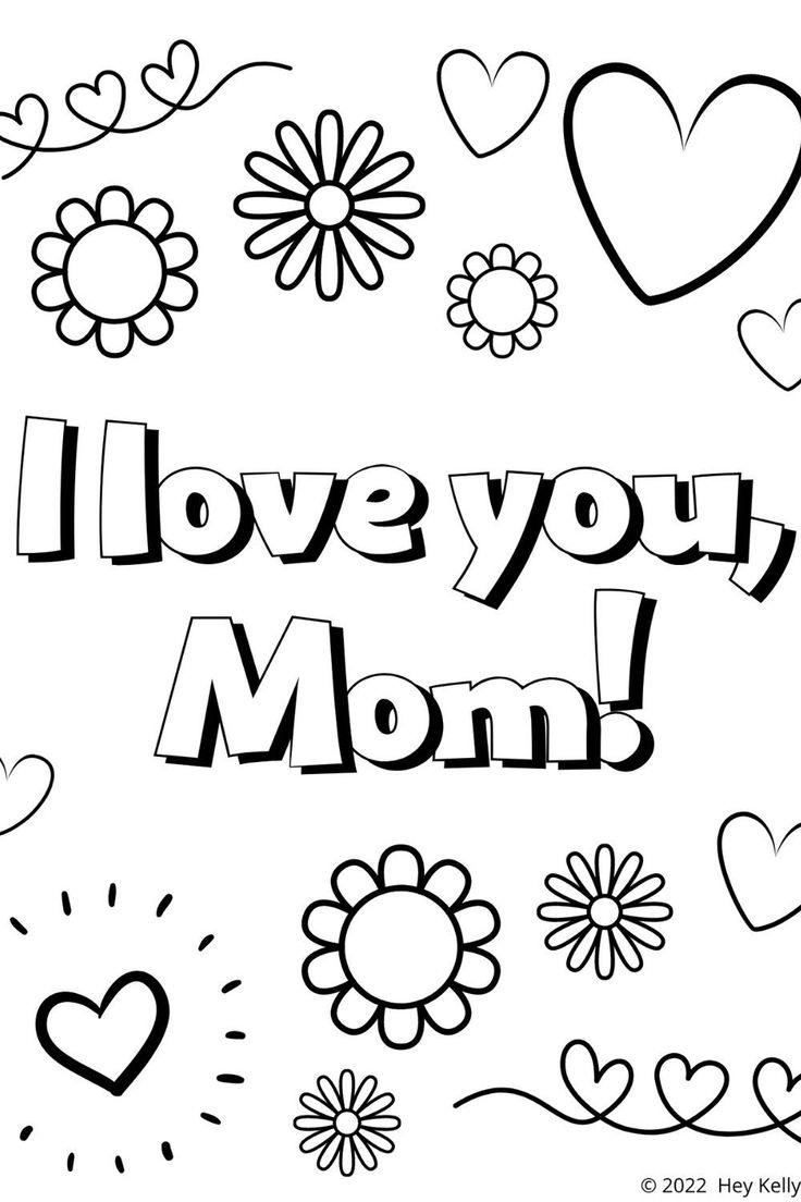 Printable Mother's Day Coloring Pages - | Mothers day coloring pages ...