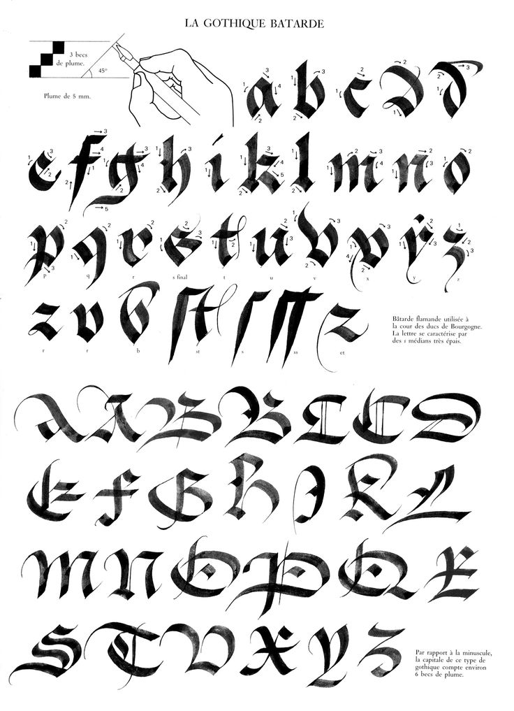 an old english alphabet with different letters and numbers on it, including the upper part of the