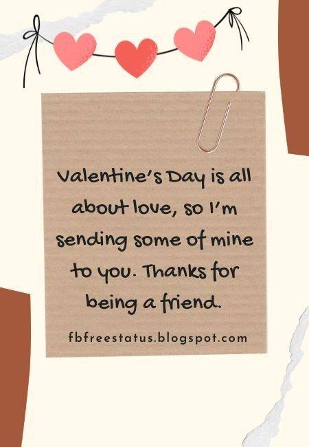 Happy Valentines Day Friends Images Messages Wishes | Valentines day ...