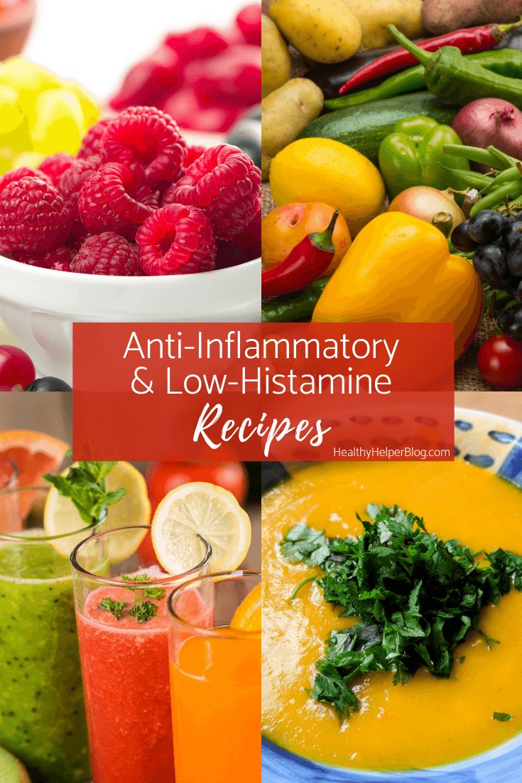 Anti-Inflammatory and Low-Histamine Recipes | A collection of anti-inflammatory and low-histamine recipes to get you through allergy season! Anti Histamine Foods, Histamine Intolerance Diet, Low Histamine Foods, Anti Inflammation Recipes, Low Histamine Diet, Low Histamine, Anti Inflammation, Inflammatory Foods, Special Diets