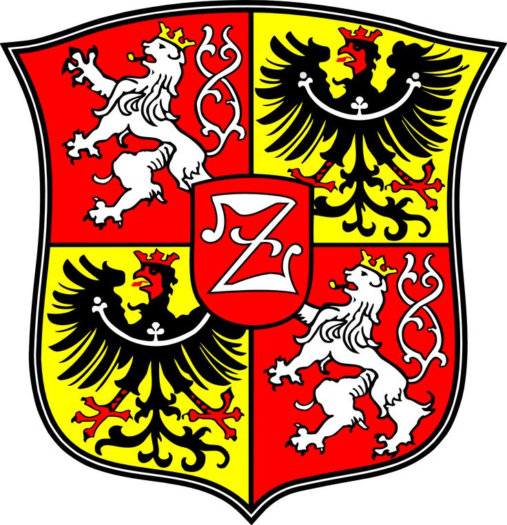 a coat of arms with two lions on it