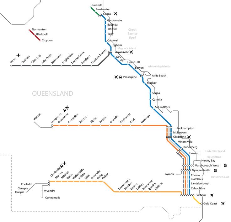 the subway map for queens island and queen's landing, as well as other lines