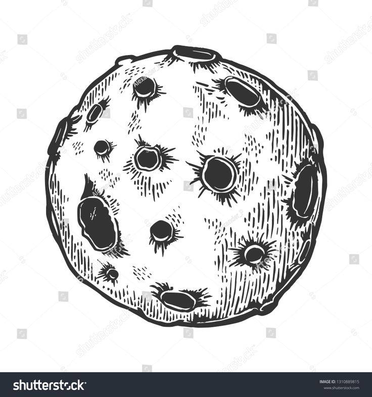 Planet Asteroid Meteorite Planet Impact Crater Stock Vector (Royalty ...