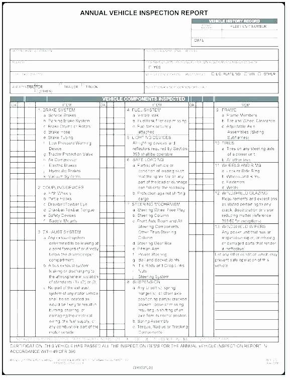 Free Printable Dot Inspection Forms - Customize and Print