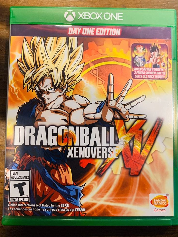 the box art for dragon ball xenoverse