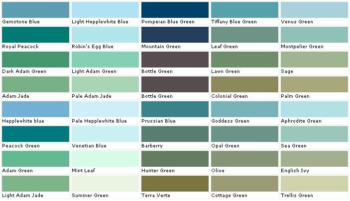 Paint Color Chart Valspar