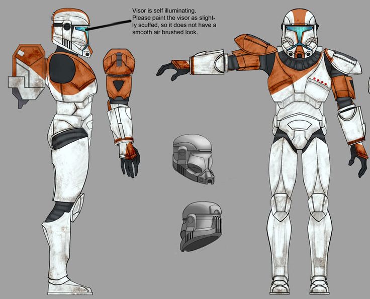 a paper model of a clone trooper from star wars is shown in full costume and helmet