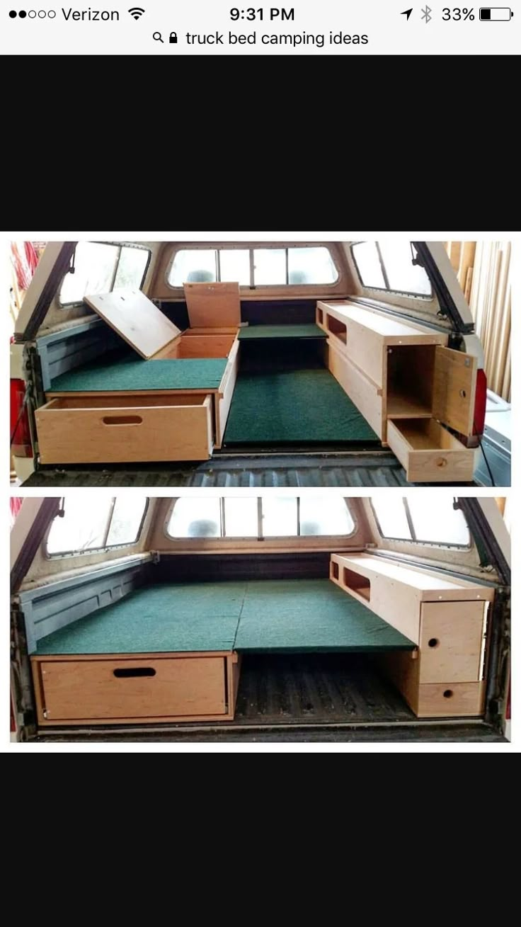 truck bed sleeping platform design - Page 3 | Truck bed camping, Truck ...