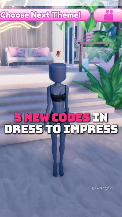 5 NEW CODES | DRESS TO IMPRESS | ROBLOS DTI | #roblox #dresstoimpress # ...