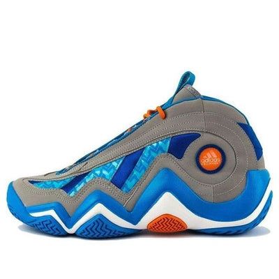 adidas Crazy 97 Non-Slip Wear-resistant Gray Blue G98308 (SNKR/Basketball) Adidas Crazy, Sneakers Fashion, Blue Grey, Basketball, Adidas, Sneakers, Grey, How To Wear, Blue