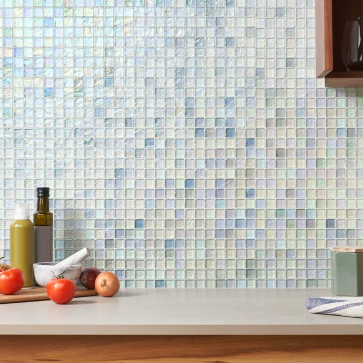 the kitchen counter is clean and ready to be used as an appliance for cooking