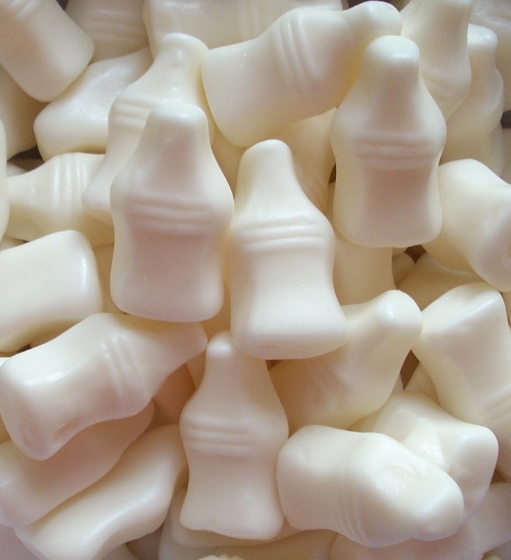 a pile of white candies sitting next to each other