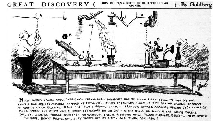 an old cartoon shows the process of making wine