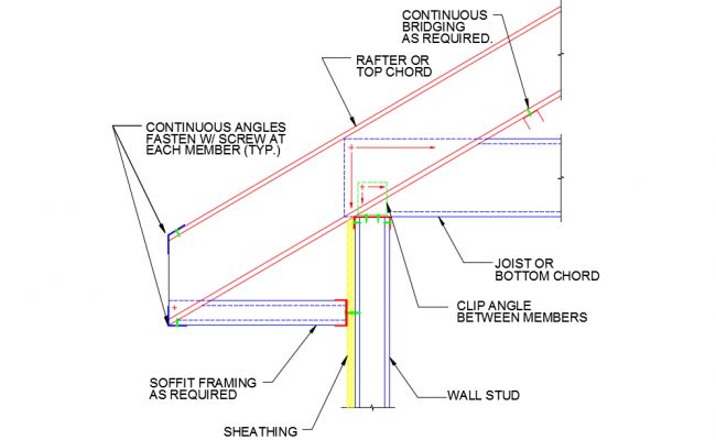 an architectural drawing shows the details of different angles and ...