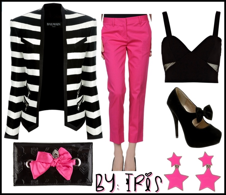 striped blazer Striped Blazer, The Scene, Polyvore Image, Blazer, Polyvore, My Style