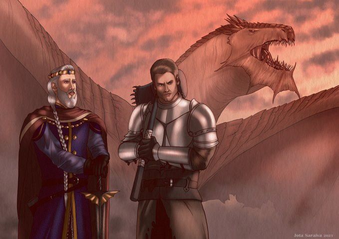 Targaryen Dragons, Got Fanart, Fairytale Creatures, Bronze Dragon, Got Dragons, George Rr Martin, Targaryen Art, Asoiaf Art, Dragon Dance