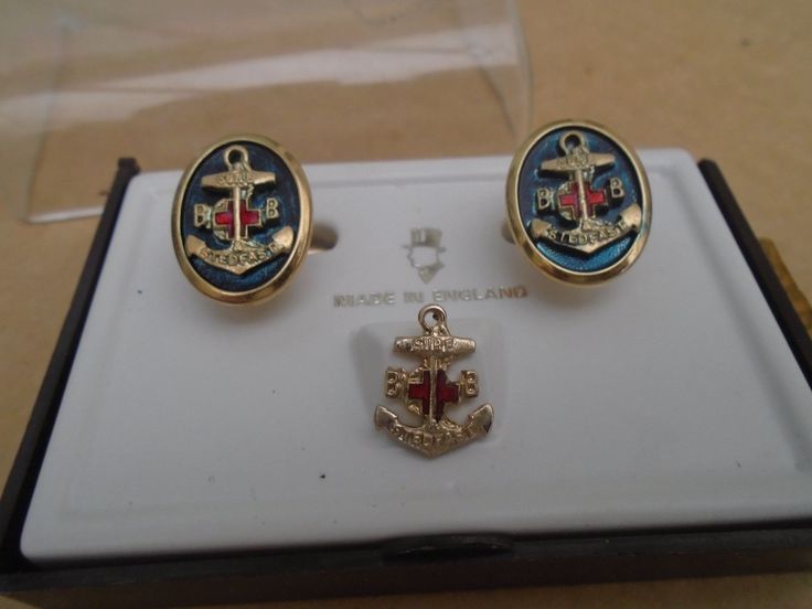 #vintage boys brigade #cufflinks & badge set with #ships anchor sure and stedfas,  View more on the LINK: 	http://www.zeppy.io/product/gb/2/201718477660/ Boys Life, Vintage Boys, Girls Life, Phone Ring, Belt Buckles, Class Ring, Cufflinks, Ships, Electronic Products