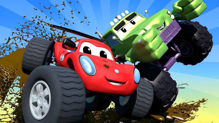 Monster Trucks Cartoons For Children Trucks & Cars videos for kids ...