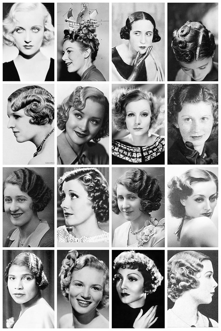 <0> 1930’s Hairstyles IV - @~ Mlle Decade Hairstyles, 1930 Hairstyles, 1930s Makeup, 50s Hair, Annie Jr, 1930s Hair, Lost Village, 1920's Fashion, Era Fashion