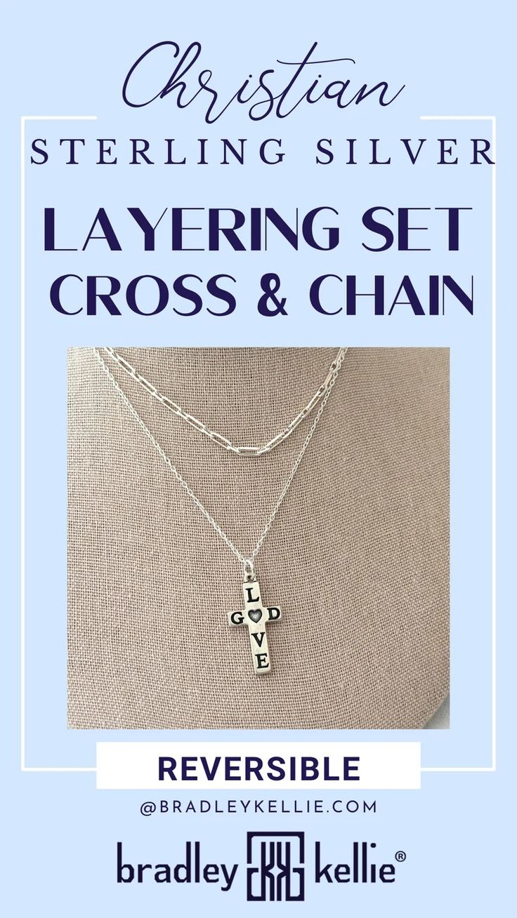 Cross CHRISTIAN Necklace in Sterling Silver Necklace Set Meaningful Pendant Gift for Women Break up Recovery Gift for Her Divorce Gift - Etsy Mens Christian Gifts, Christian Crosses, Divorce Gift, Cross Christian, Recovery Gifts, Christian Necklace, Silver Necklace Set, Meaningful Jewelry, Elegant Necklaces