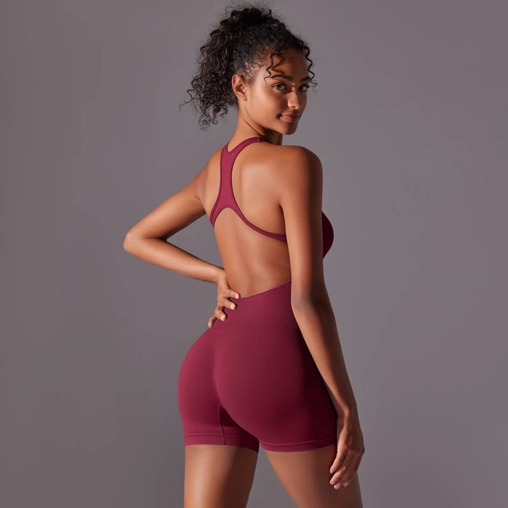 Enhance your activewear collection with the ThriveFit Bodysuit, a perfect fusion of style, comfort, and performance. Whether you're flowing through yoga poses or powering through a gym session, this bodysuit ensures you stay stylish and comfortable.✔️Integrated Design✔️Back Detailing✔️High-Performance Fabric✔️Full-Body Coverage✔️Supportive Fit✔️Versatile Performance Compressive Bodysuit With Built-in Bra For Yoga, Compressive Yoga Bodysuit With Built-in Bra, Athleisure Bodysuit With Built-in Bra For Yoga, Athleisure Bodysuit With Built-in Bra For Pilates, Sports Bodysuit With Built-in Bra And Racerback, Sporty Sleeveless Bodysuit With 4-way Stretch, High Stretch Sports Unitard With Built-in Bra, Breathable Stretch Bodysuit For Yoga, Seamless Yoga Bodysuit