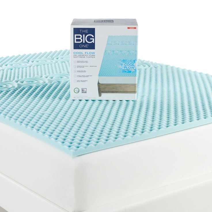 the big one mattress topper is made from foam