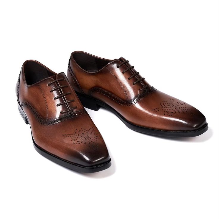 Modernist's choice dress shoes, made from cow leather and lined with pigskin, offering a sleek and stylish option. Brown Faux Leather Business Oxfords, Brown Faux Leather Oxfords For Business, Business Faux Leather Oxfords With Plain Toe, Business Faux Leather Plain Toe Oxfords, Fitted Leather Cap Toe Loafers, Faux Leather Plain Toe Oxfords For Business, Fitted Leather Loafers With Leather Sole, Elegant Faux Leather Oxfords With Pointed Toe, Plain Toe Faux Leather Oxfords For Business