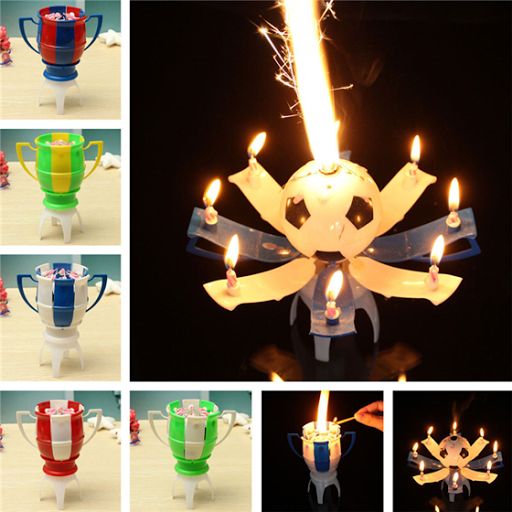 several images of different colored candles in the shape of mugs